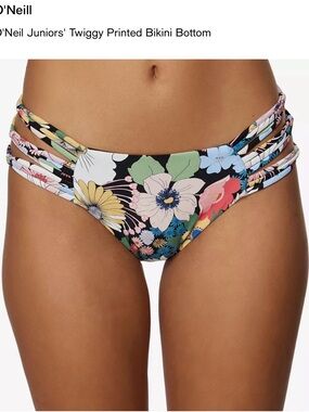 NWT O’Neill Twiggy Boulders Bikini Bottoms – Floral – XS – $45 Retail 🌸